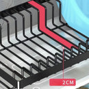 Escurridor De Platos 2 Niveles De Metal Acero Inoxidable Ch®