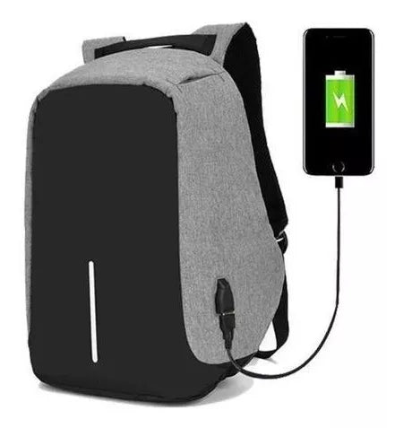 Mochila Antirrobo + Equipo De Carga