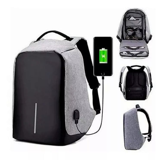 Mochila Antirrobo + Equipo De Carga