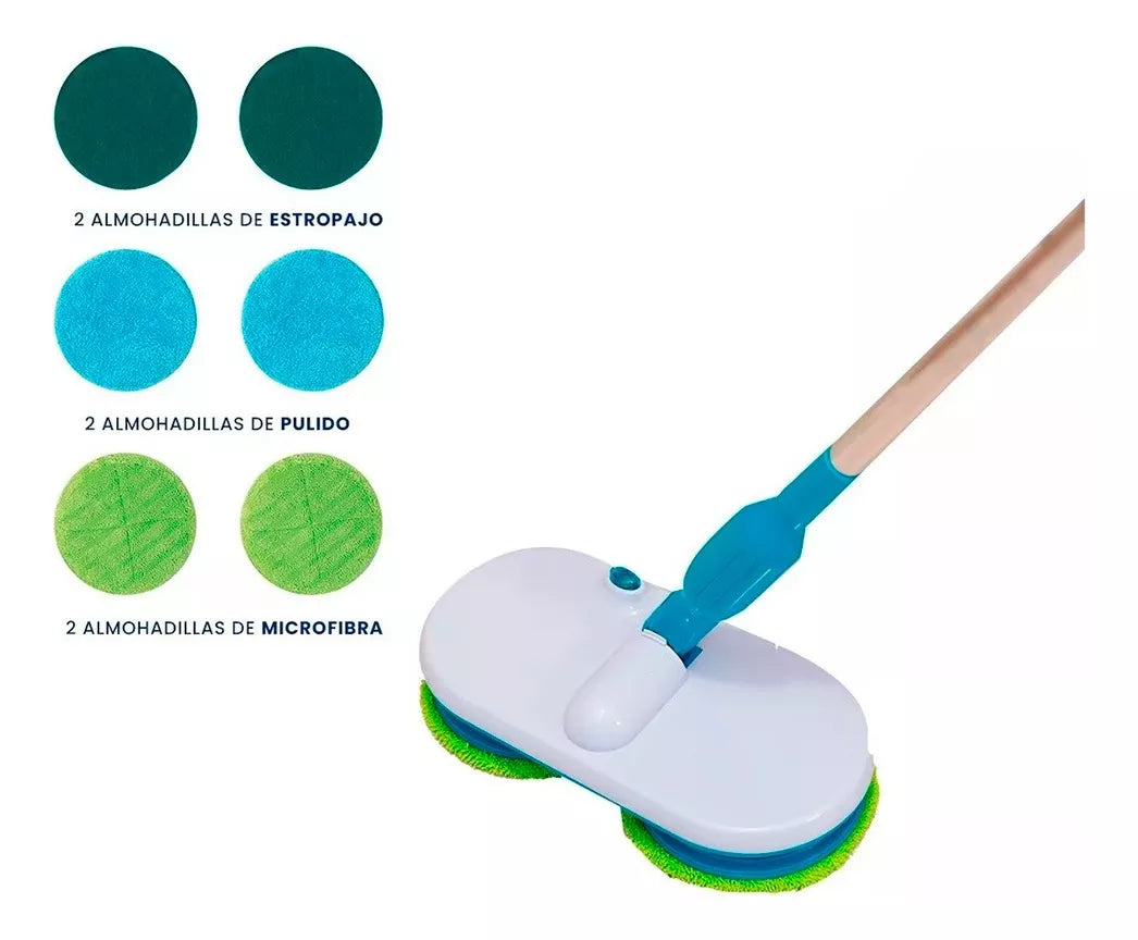 Trapeador Giratorio Recargable Spinning Mop 6 Almohadillas®