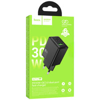 Cargador Rápido De Doble Puerto 30w Hoco N71f Calidad®