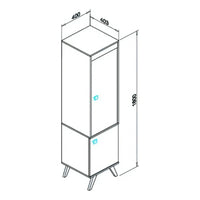 Cristalero para Living Linea Retro Calidad Premium 1 Puerta®
