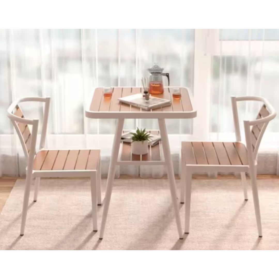 Set De Mesa Con 2 Sillas Ideal Para Interior O Exterior M/b®