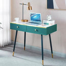 Escritorio Mdf 2 Cajones 100x50x75cm Verde®