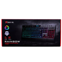 Teclado Gamer Xtrike Me Kb-508 Rgb Negro Luces Colores Led®