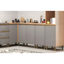 Mueble Bajo Mesada MDF Resistente Rebeca Moderno Amplio®