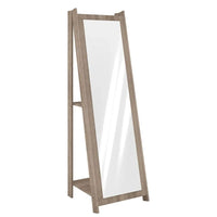 Espejo Moderno con Borde para Living Dormitorio+2 Estantes®