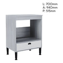 Mueble Auxiliar de Cocina con Cajón y Estante Gran Calidad®