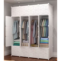 Ropero Modular Abs Plástico Organizador 147cm Resistente®