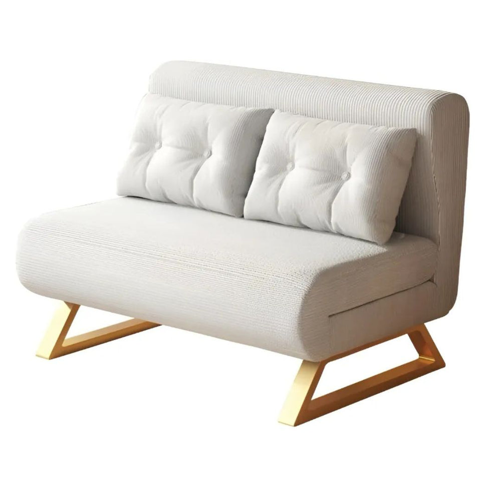 Sofá Cama Moderno Denso 3 En 1 Reclinable 2 Cuerpos Beige®
