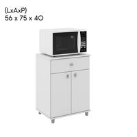 Mueble de Cocina Organizador para Microondas Calidad Mdp®