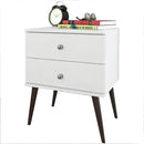 Mesita de Luz Linea Retro Modern Calidad Premium 2 Cajones®