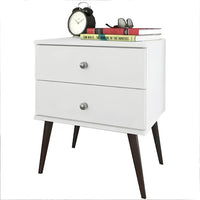 Mesita de Luz Linea Retro Modern Calidad Premium 2 Cajones®