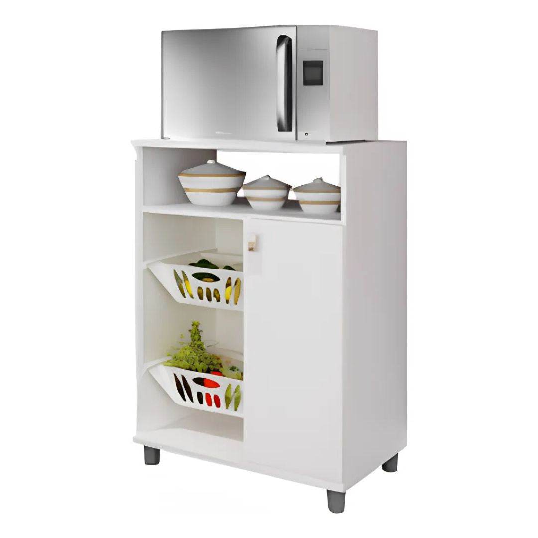Mueble Organizador Alacena de Cocina 2estantes 1puerta Resist®