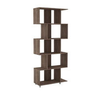 Biblioteca Geometrica Linea Retro 5 Estantes Premium Resist®