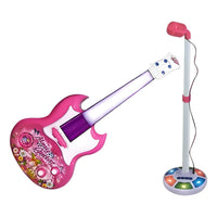 Set Infantil Para Niños Micrófono Y Guitarra Luces Y Sonido®