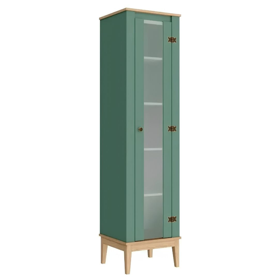 Armario Cristalero Living 1 Puerta Estilo Colonial Premium®