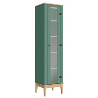 Armario Cristalero Living 1 Puerta Estilo Colonial Premium®