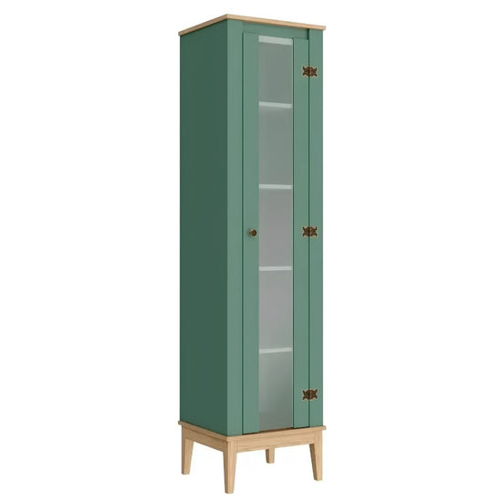 Armario Cristalero Living 1 Puerta Estilo Colonial Premium®
