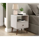 Mesita de Luz Minimalista Madera MDF Resistente Linea Curve®