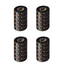 Cinta Para Impresora pack X4 Unidades Negra Ribbon Cera Prof®