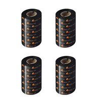 Cinta Para Impresora pack X4 Unidades Negra Ribbon Cera Prof®