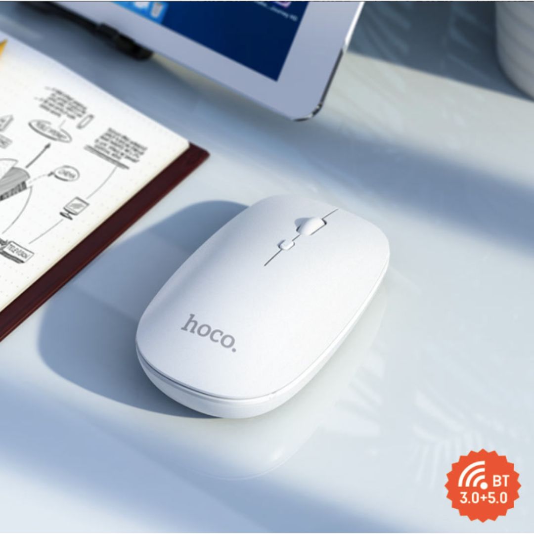 Mouse Inalámbrico Con Bluetooth Gm15 Art Blanco 2.4g/bt®
