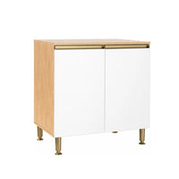 Mueble Bajo Mesada de Cocina 2 Puertas Minimalista Madera Mdp®