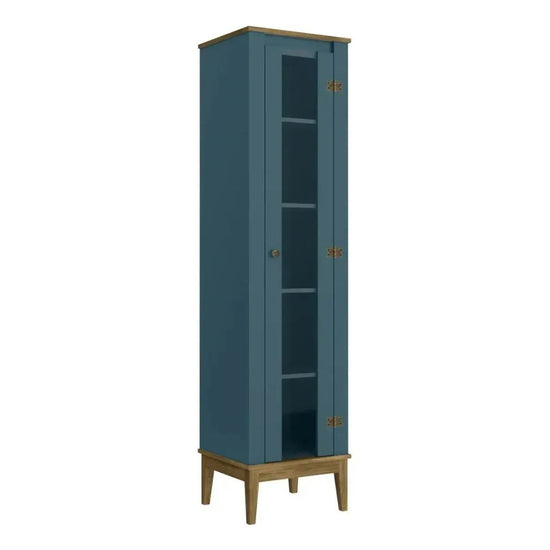 Armario Cristalero Living 1 Puerta Estilo Colonial Premium®