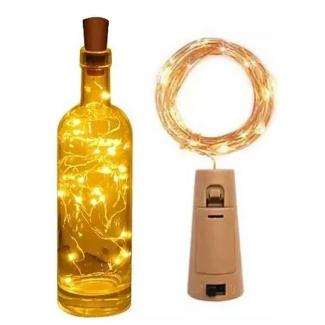 Cadena Luces Led De Corcho Para Botellas De Vino De 2m®