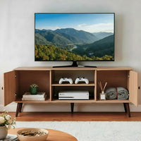 Rack para TV Minimalista Madera MDF Resistente Linea Curve®