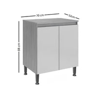 Mueble Cocina Rebeca 2 Puertas Compacto Funcional Nórdico®