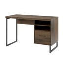 Escritorio Mdf Y Metal 1 Cajón 115x50x75cm Marron®