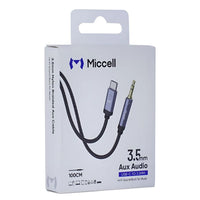 Cable Tipo C A 3.5mm Miccell Vq-aux002 Gris®