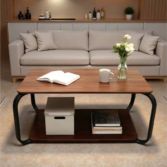 Mesa Ratona Metal+mdf Marron®