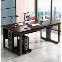 Escritorio De Oficina Comodo Moderno Mdf Y Metal 120x75cm®