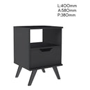 Mesita de Luz Colonial 1cajon MDF Premium Calidad Cava®