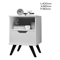 Mesita de Luz Colonial 1cajon MDF Premium Calidad Cava®