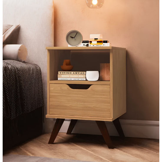 Mesita de Luz Colonial 1cajon MDF Premium Calidad Cava®