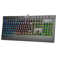 Teclado Gamer Xtrike Me Kb-508 Rgb Negro Luces Colores Led®