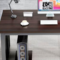 Escritorio De Oficina Comodo Moderno Mdf Y Metal 120x75cm®