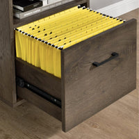 Escritorio Mdf Y Metal 1 Cajón 115x50x75cm Marron®