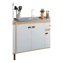 Bajo Mesada 2 Puertas Diseño Clásico Resistente Madera Mdf®