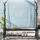 Perchero De Metal Negro Con Ruedas Practico 105x34x155 Cm®