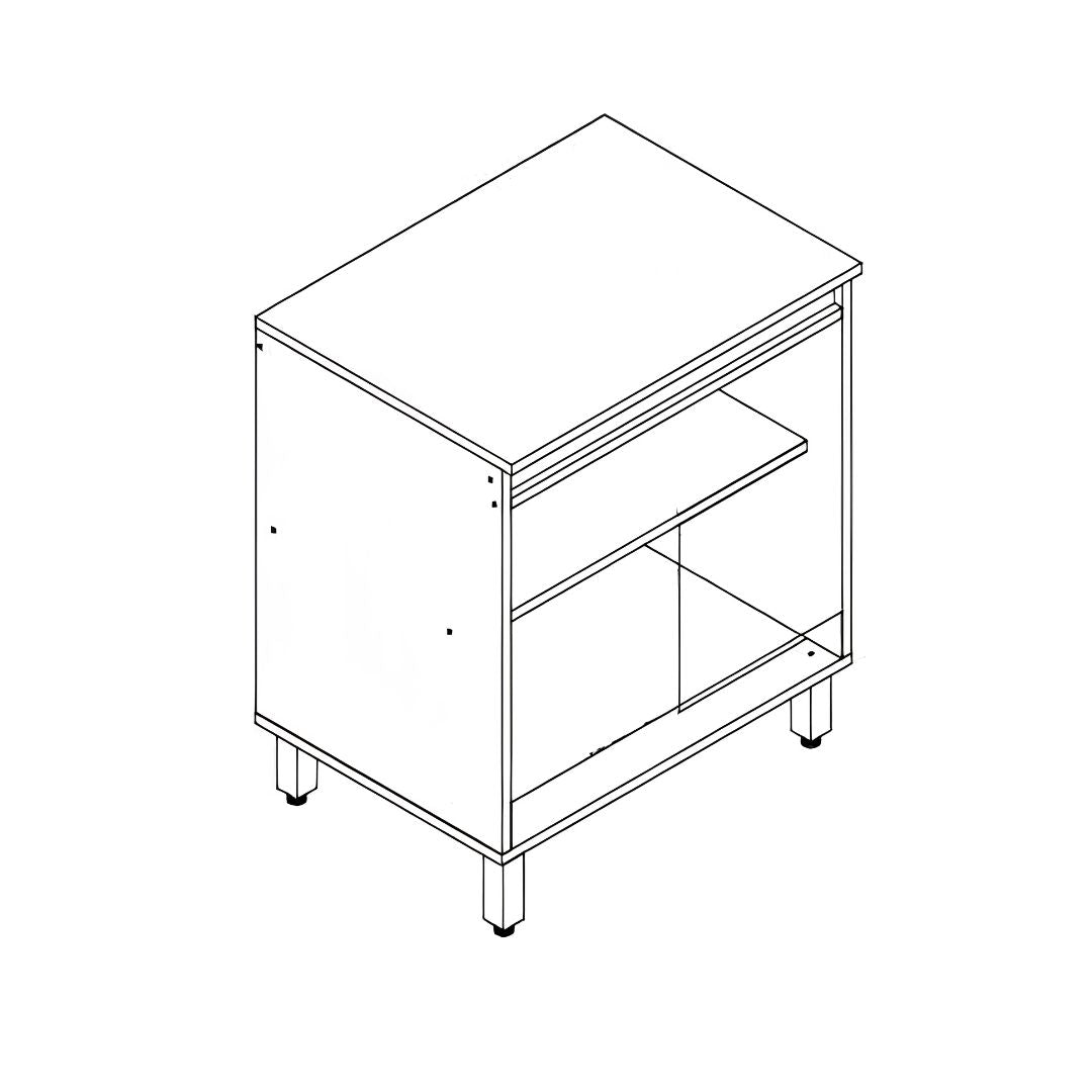 Mueble Cocina Rebeca 2 Puertas Compacto Funcional Nórdico®