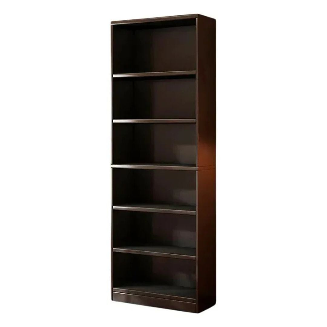 Biblioteca Minimalista Mdf Estanteria 6 Niveles Marrón®