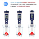 Medidor digital profesional de calidad del agua 5 en 1 PH®