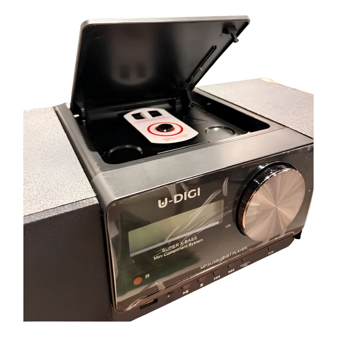 Minicomponente U-digi CD-107 Potente con CD/MP3/usb/fm/aux®
