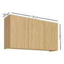 Mueble Aéreo de Cocina Rebeca 3 Puertas Resistente®