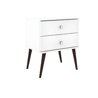 Mesita de Luz Linea Retro Modern Calidad Premium 2 Cajones®